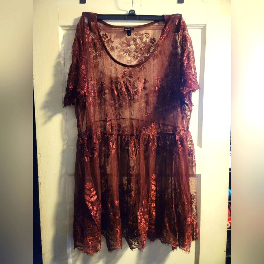 Torrid size 3 lace babydoll top.
